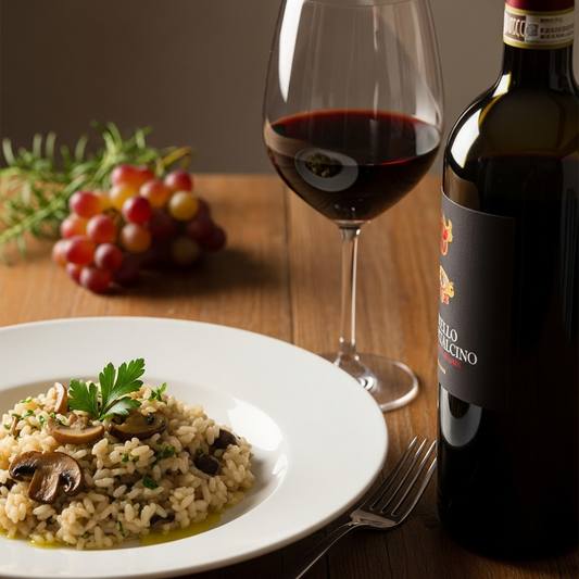 Porcini Risotto with Brunello di Montalcino
