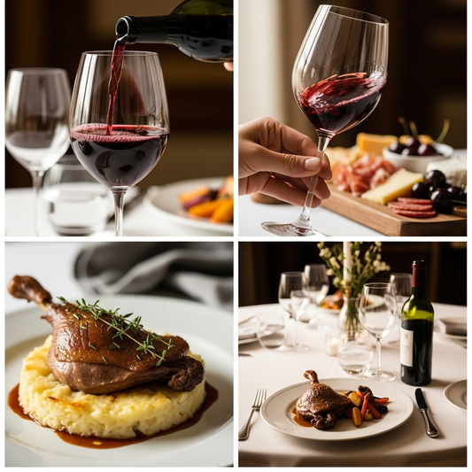 Pair duck confit with 2022 Chateau Haut-Brion