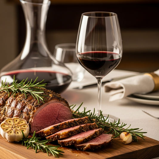 2022 Leoville pairs with rosemary roast lamb.