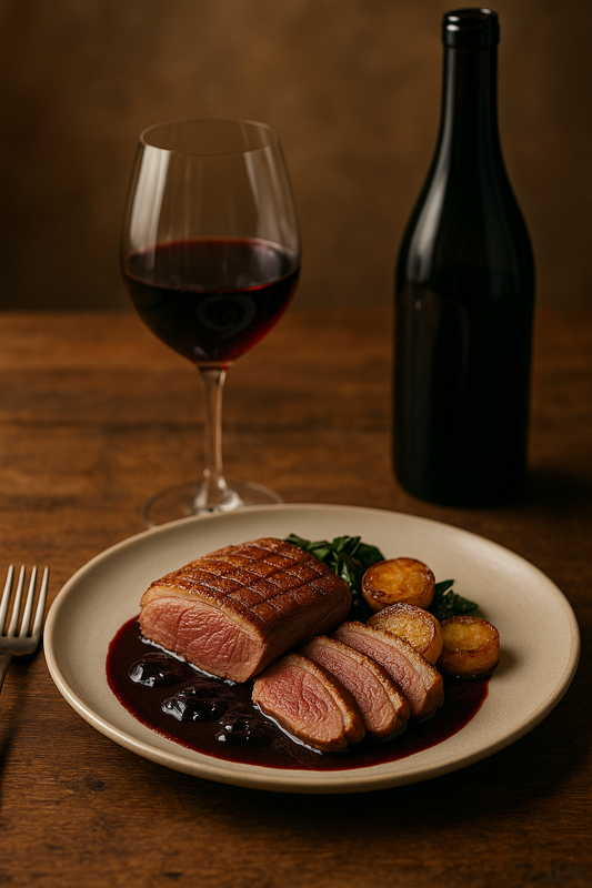 Duck Breast with 2020 Chemin de Moscou Pairing