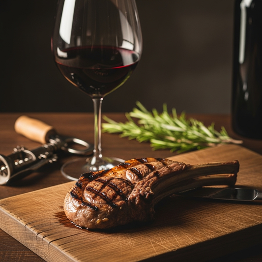 Grilled Lamb with 2020 Chemin de Moscou