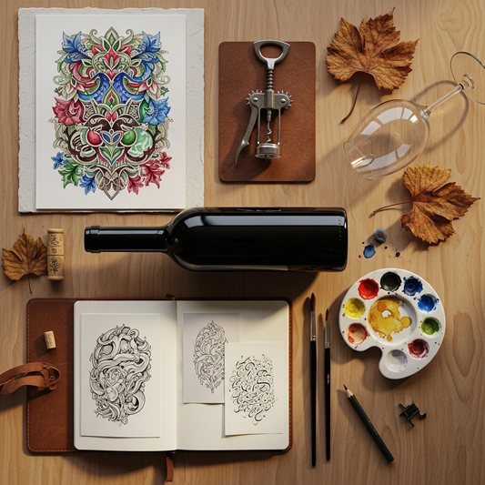 Artistic label design draws collectors.