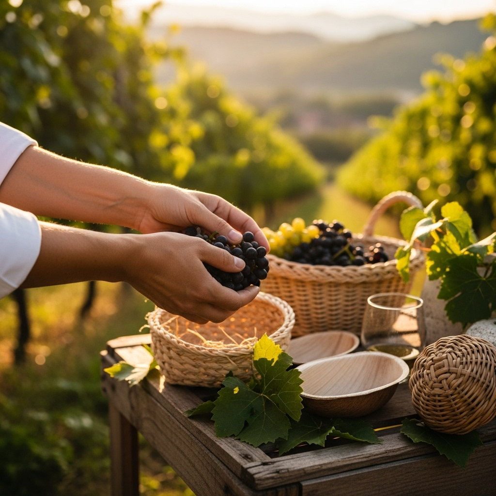 Exploring Slovenia's biodegradable vineyard festivals