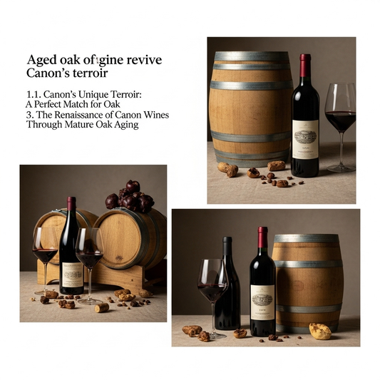 Aged oak barrels revive Canon's terroir.