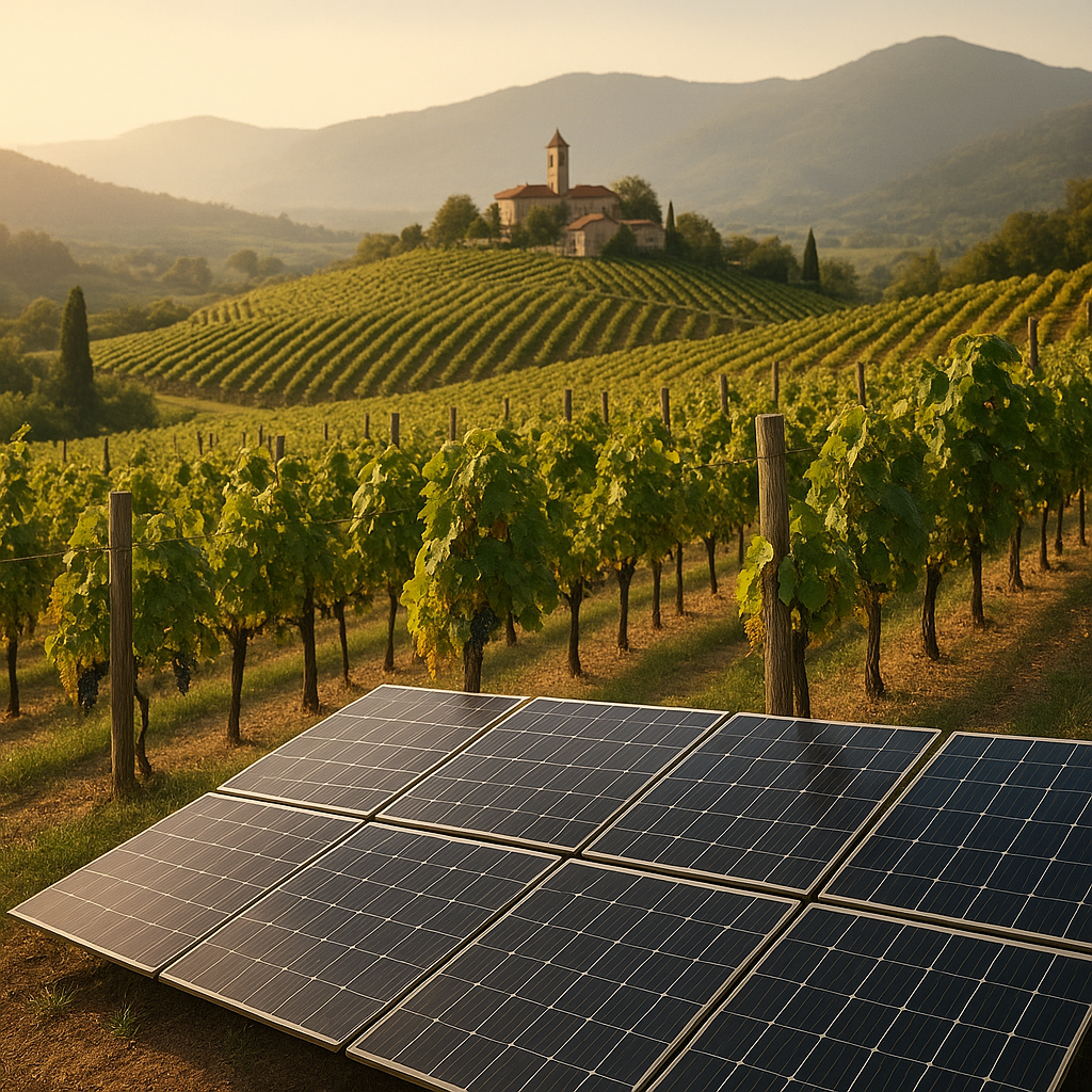 Solar tech aids Slovenian wine sustainability
