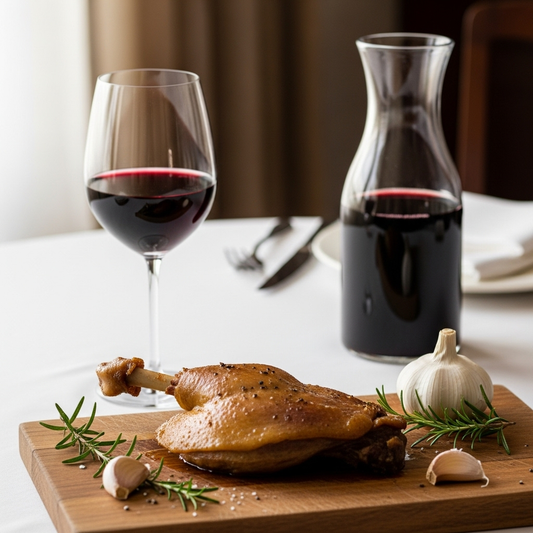 Duck Confit Enhances the Earthy Notes of 2022 Chateau Pontet-Canet