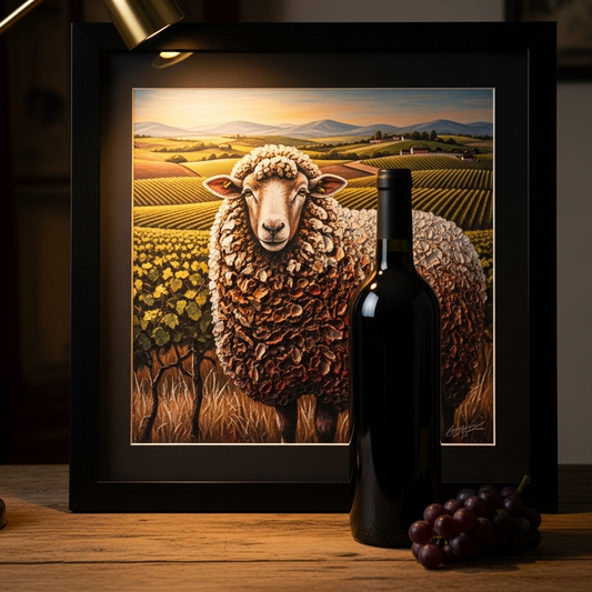 Mouton 2022's acclaimed art label by catalán