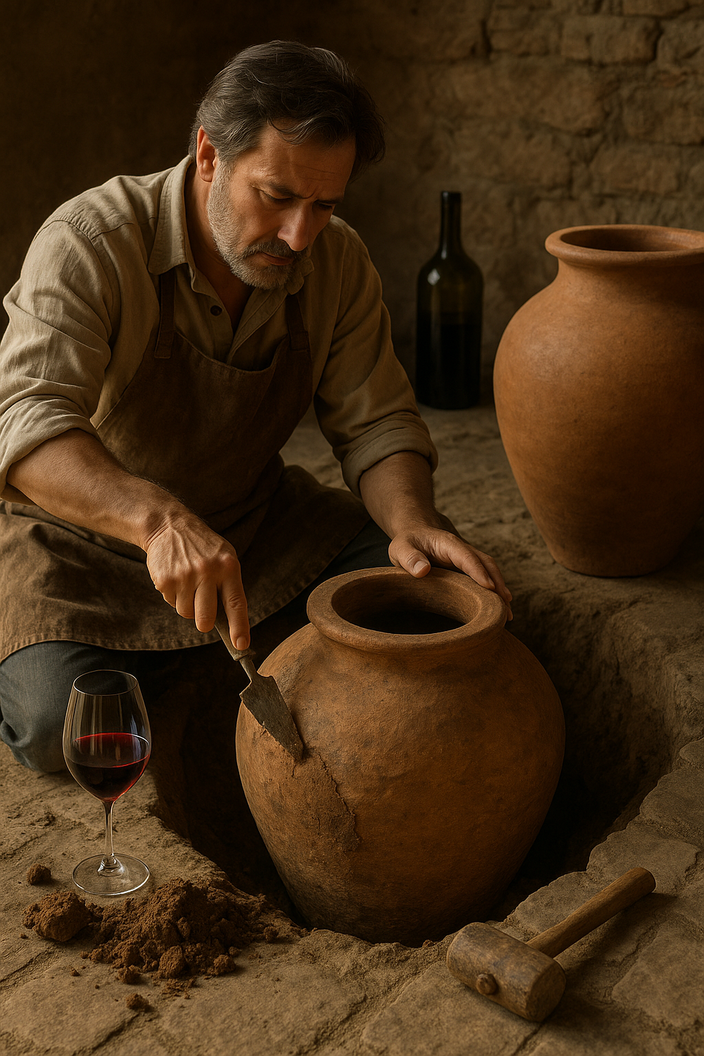 Ancient Georgian qvevri winemaking revived