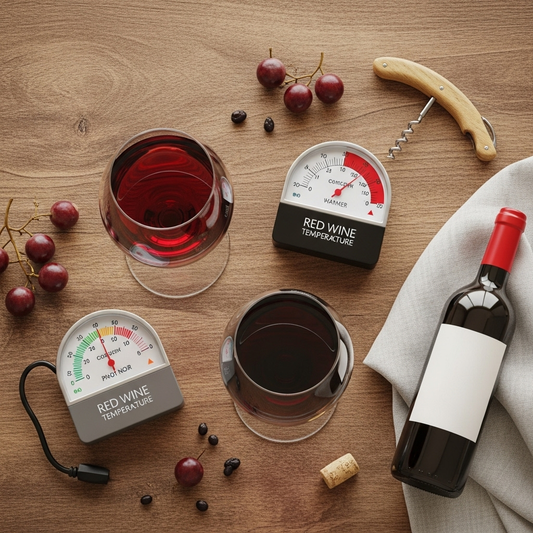 Serving temperatures for red wines