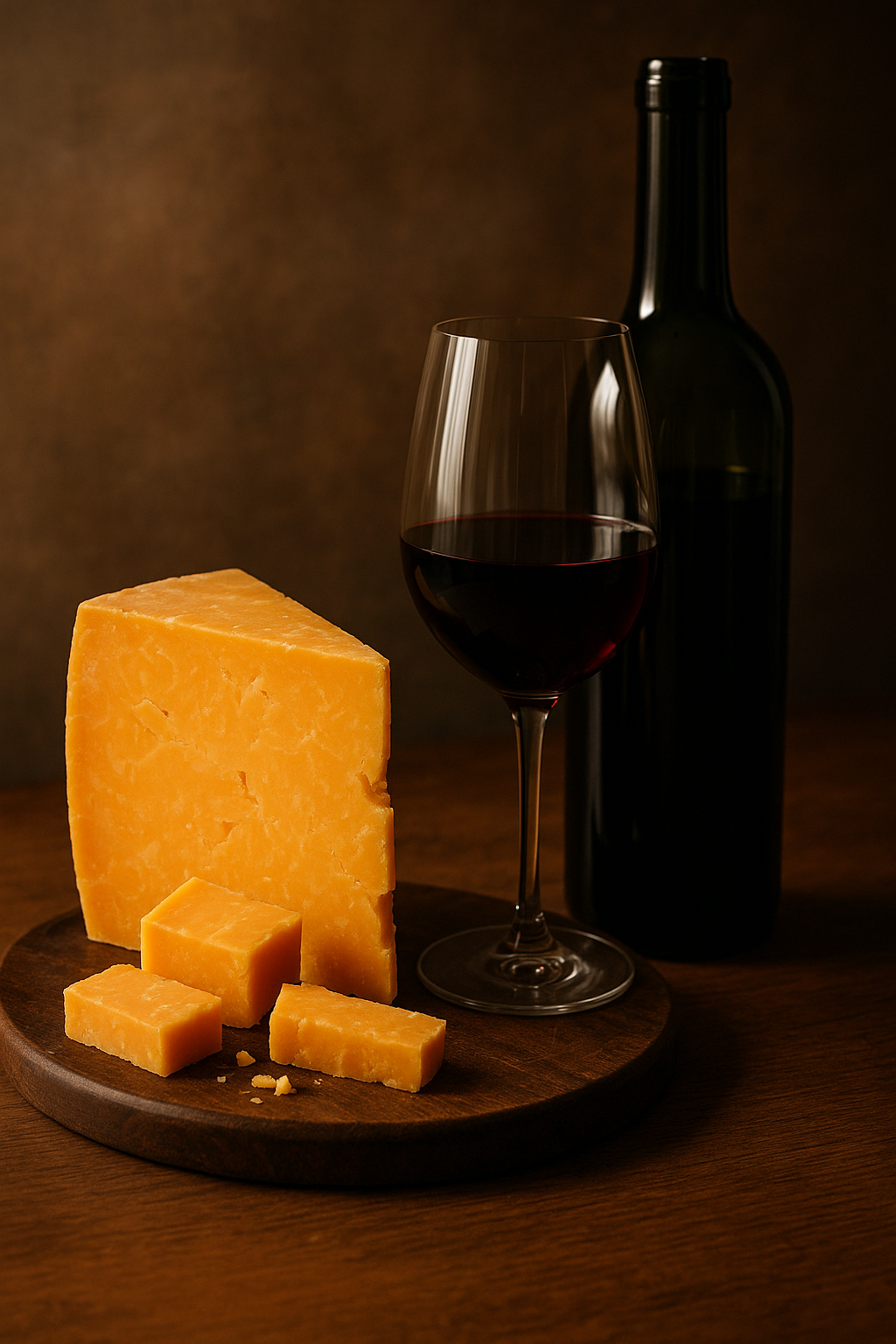 Cheddar delight with Opus One elegance