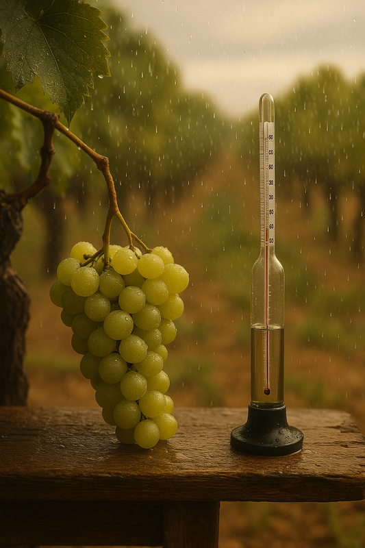 Humidity's impact on grape acidity