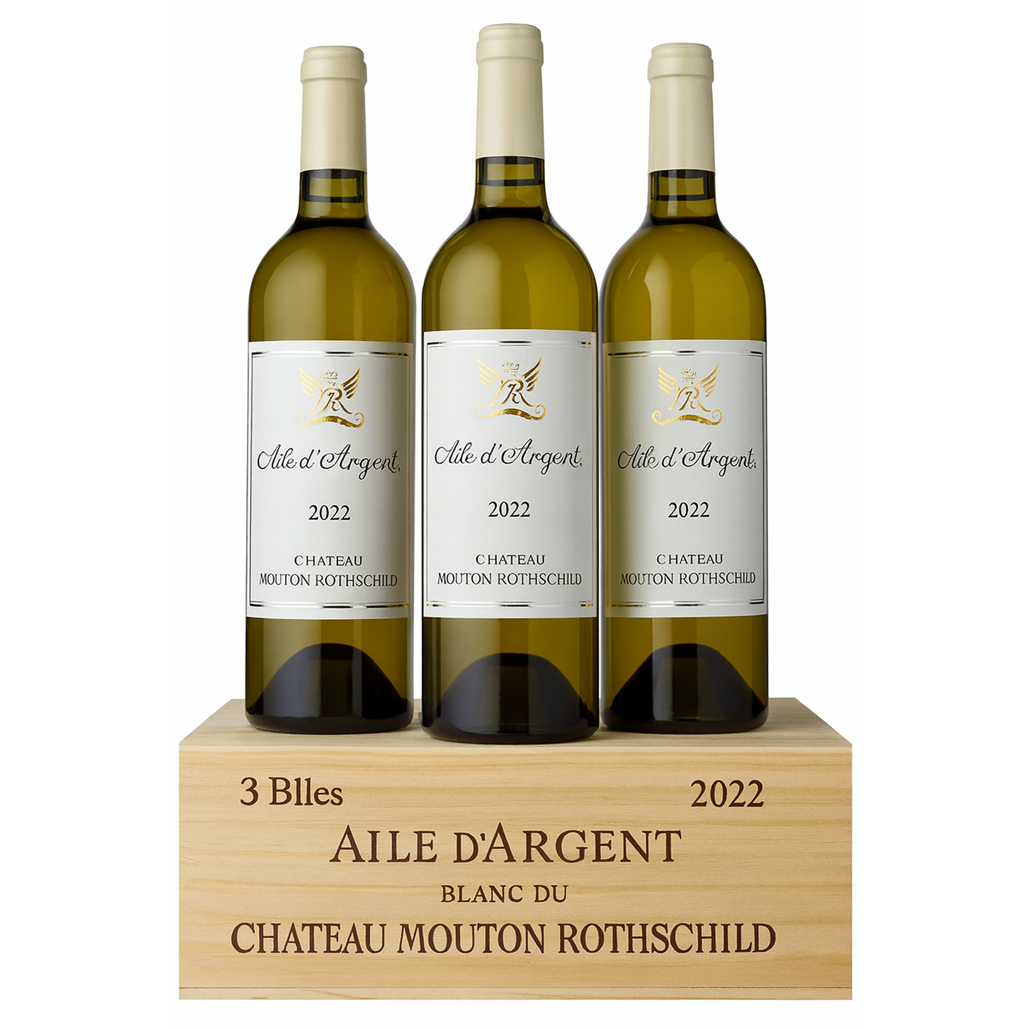 2022 Aile d'Argent Blanc du Chateau Mouton Rothschild 3 bottles case