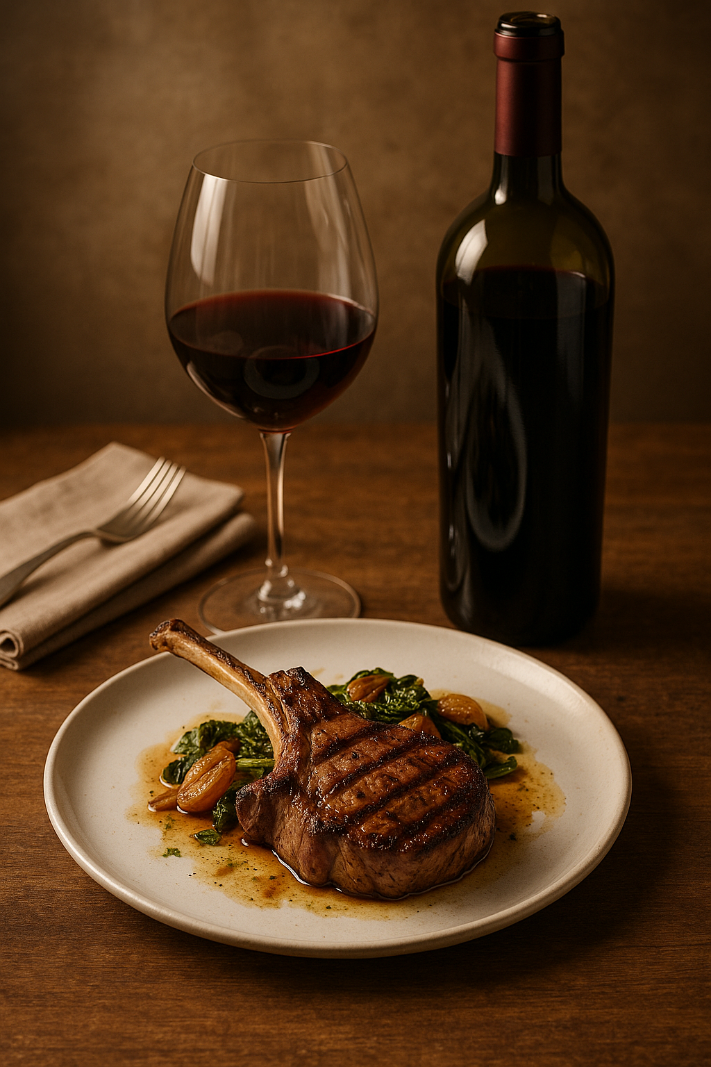 Grilled lamb enhances opus one wines