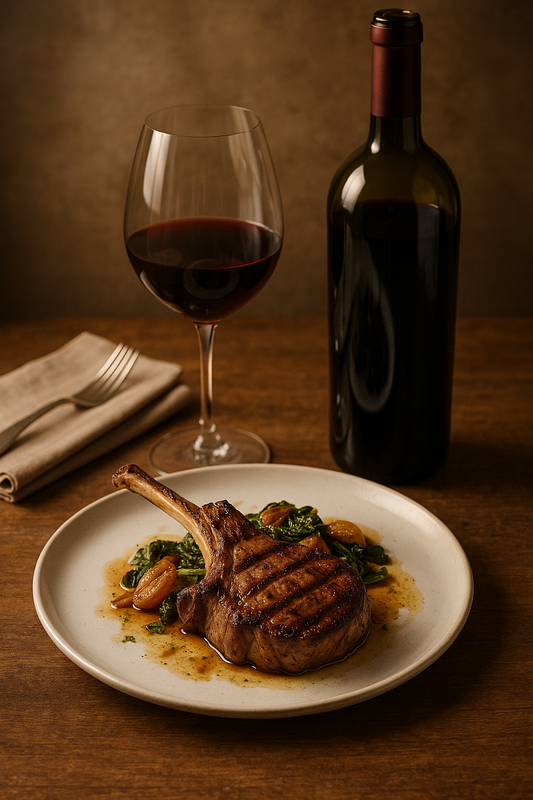 Grilled lamb enhances opus one wines