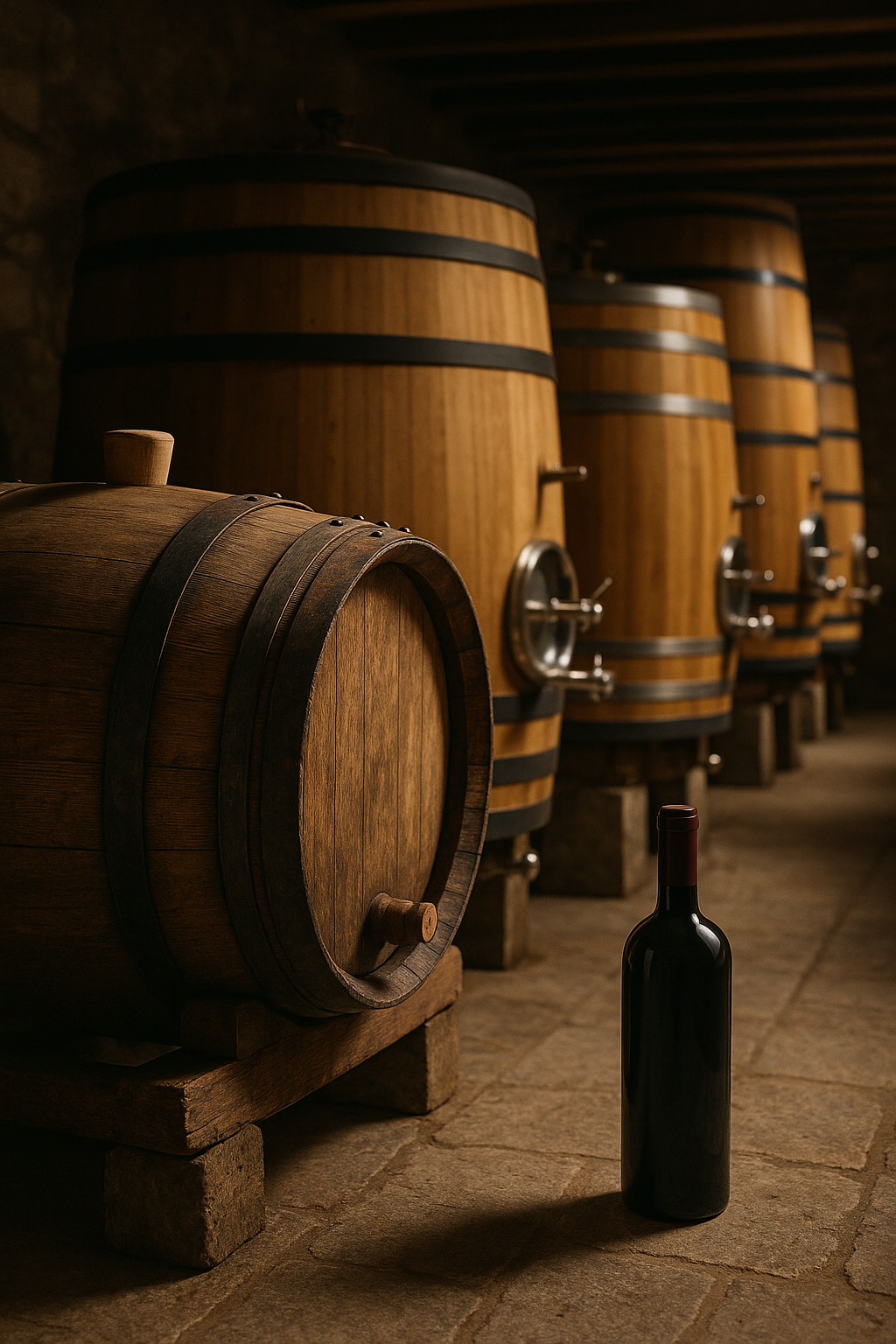 Aging vessels of 2015 Chateau Latour renewed