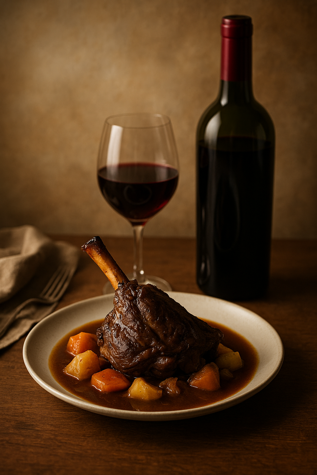 Braised Lamb Balances 2022 Cheval Blanc