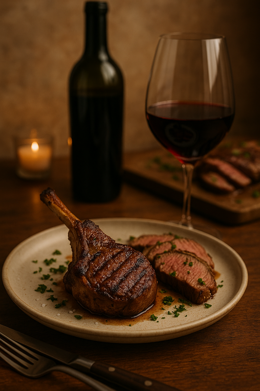 Grilled lamb with Opus One's 2019 cabernet