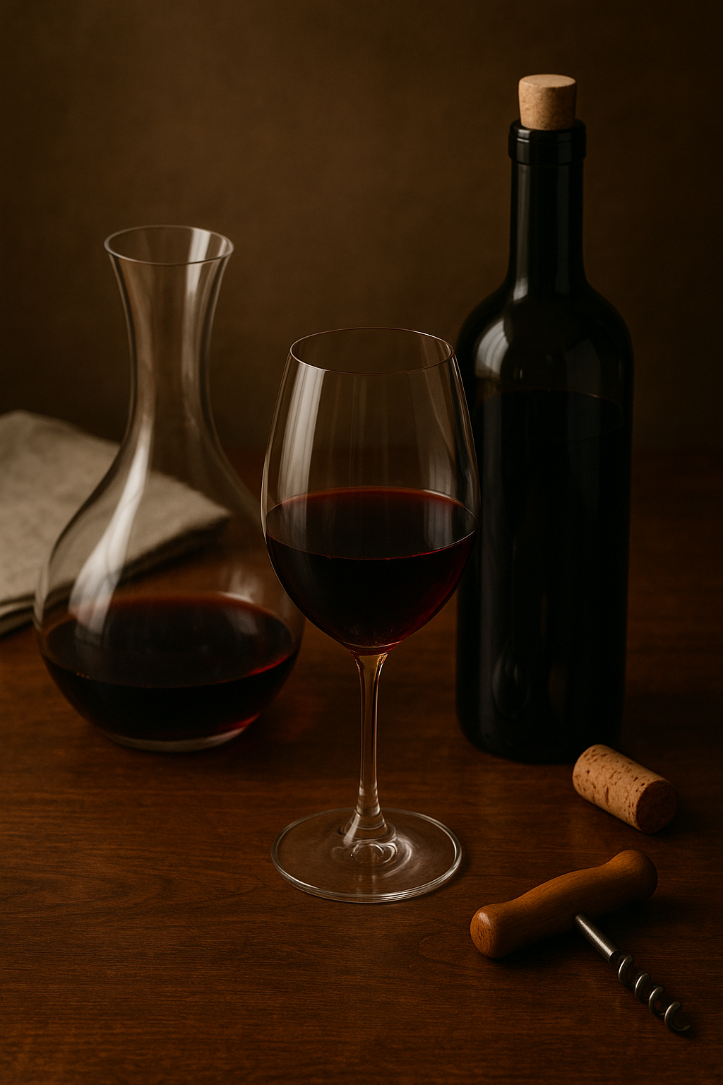 Decanting is Not Always Necessary for Reds