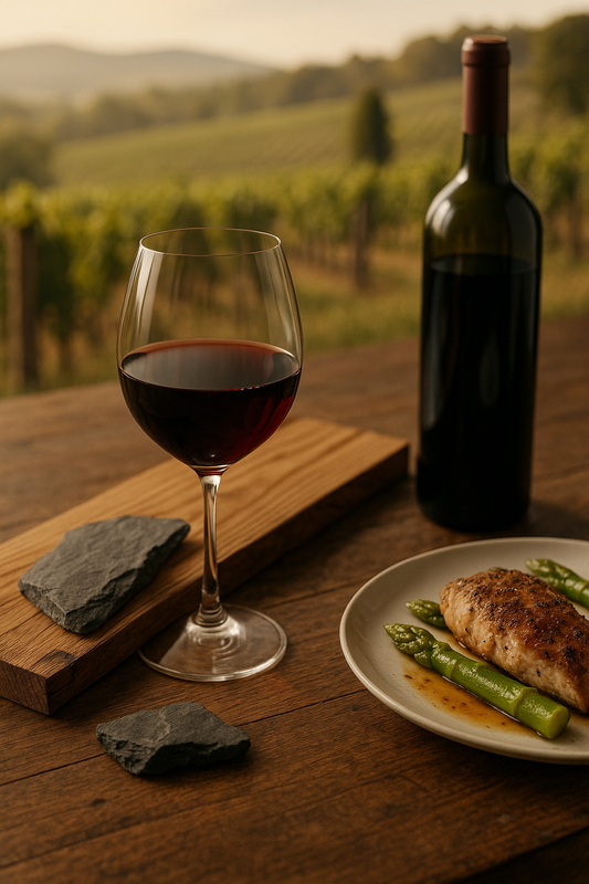 Cedar and mineral hints define its palate