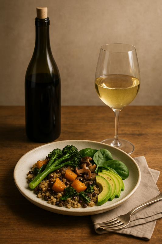 Pairing wine with plant-based meals