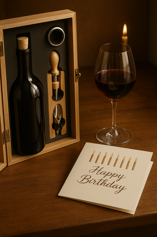 Personalized wine kits for milestone birthdays