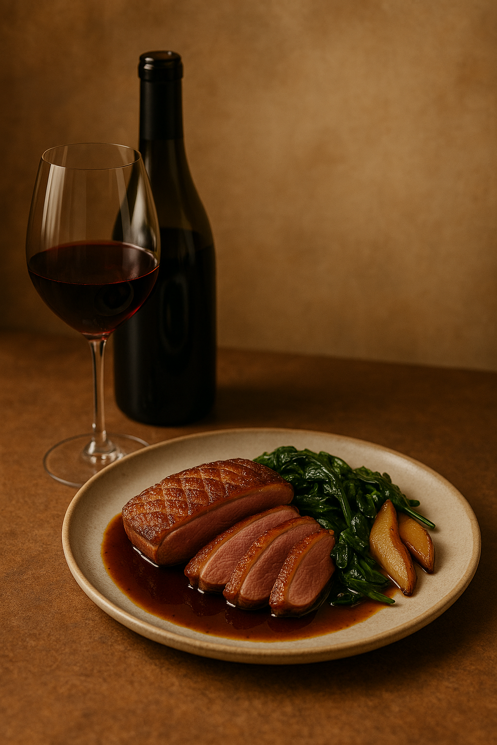 Duck Breast Pairs Well with 2020 Chemin