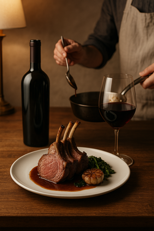 Try Lamb with 2019 Opus One