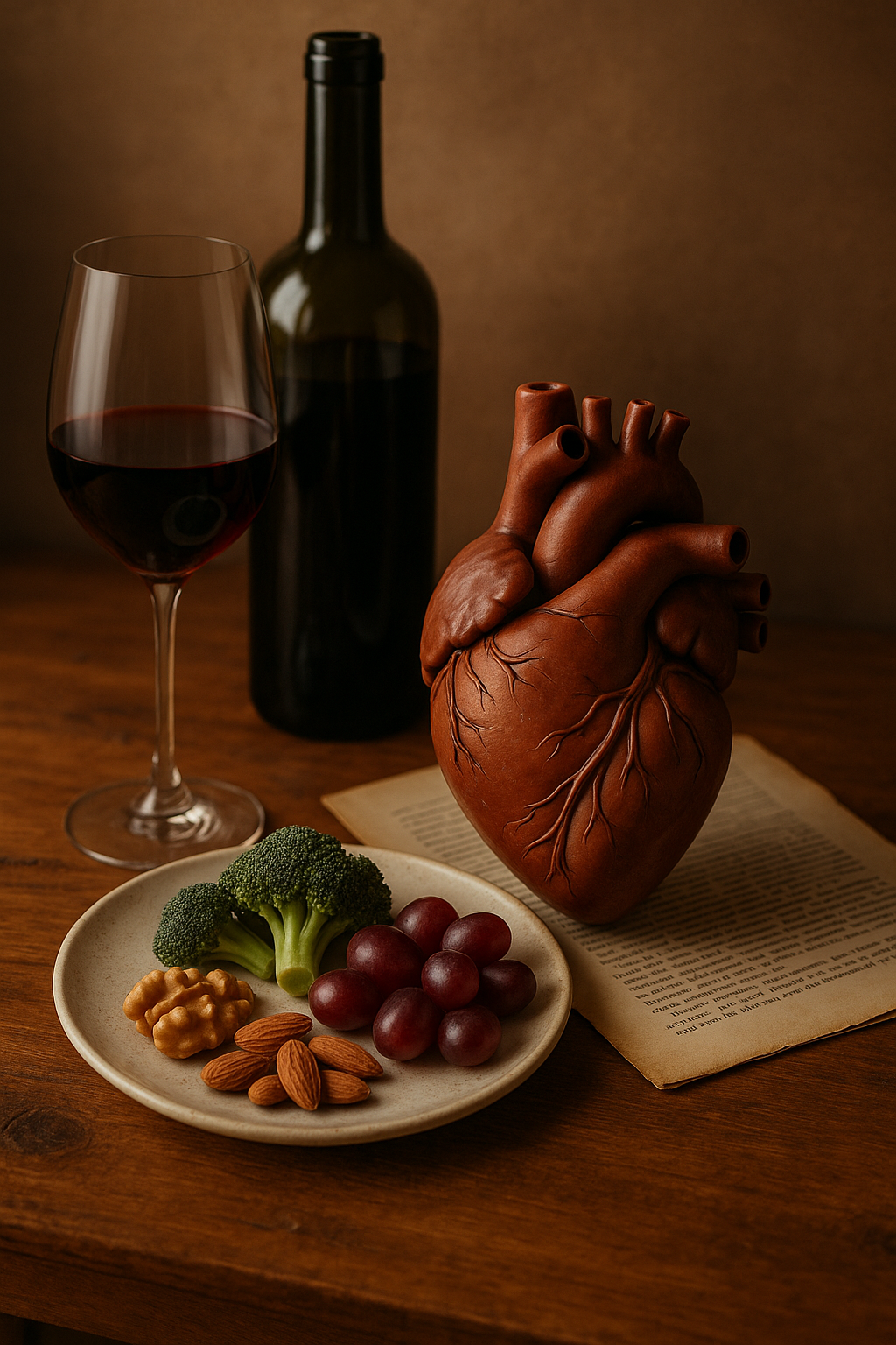 Is red wine truly beneficial for heart health?