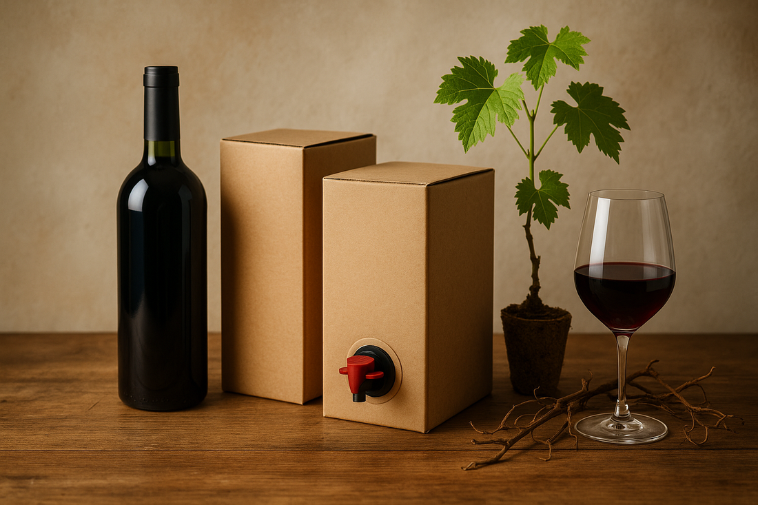 Organic Wine Packaging Cuts Carbon Waste