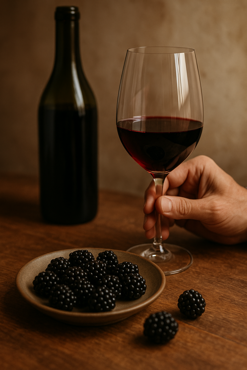 Gentle blackberry hints in 2013 les Carmes