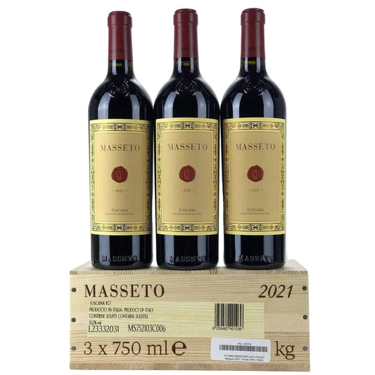 2021 Masseto Toscana IGT 3 bottles case