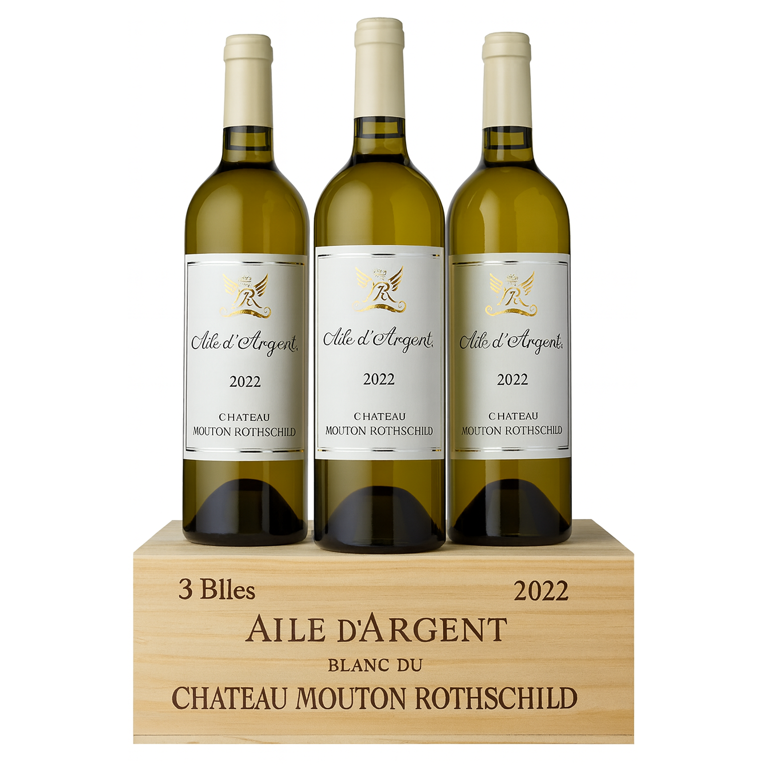 2022 Aile d'Argent Blanc du Chateau Mouton Rothschild 3 bottles case
