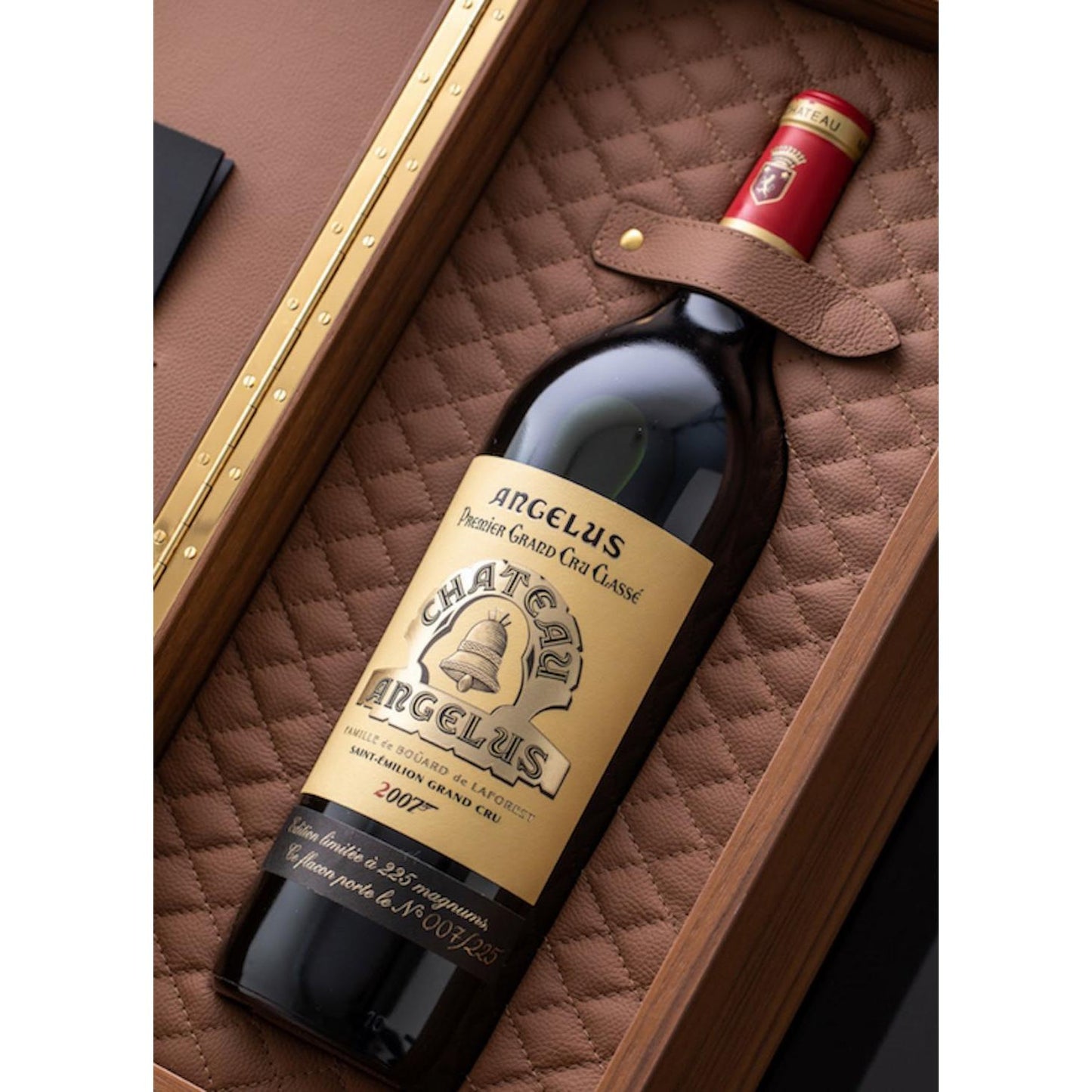 Chateau Angelus 007 limited edition 3l (Magnum) bottle in wooden case